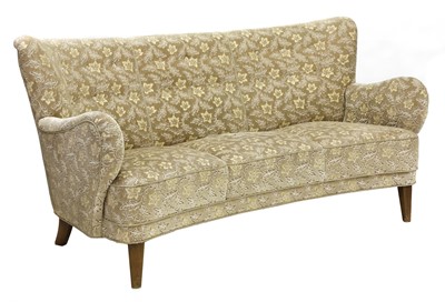 Lot 520 - A Danish 'banana' settee