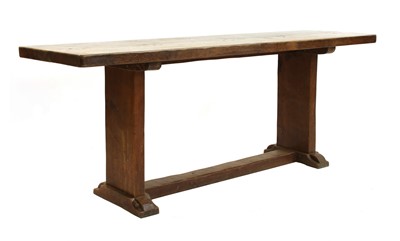 Lot 110 - A Robert 'Mouseman' Thompson dining table