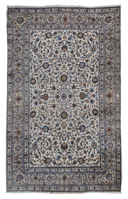 Lot 546 - A Persian Kashan carpet