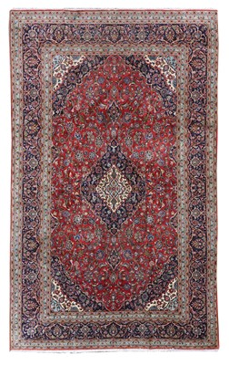 Lot 245 - A Persian Kashan carpet
