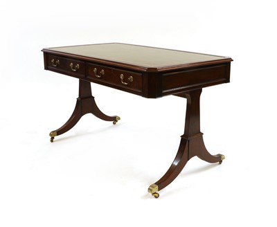 Lot 318 - A George III mahogany library table