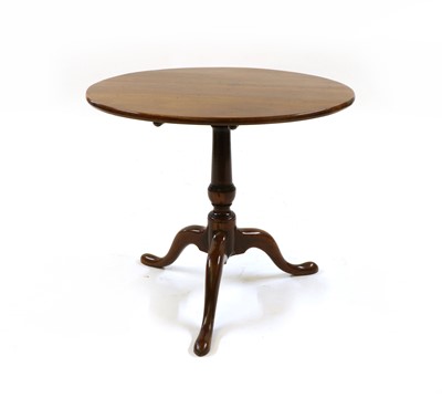 Lot 105 - A George III yew occasional table