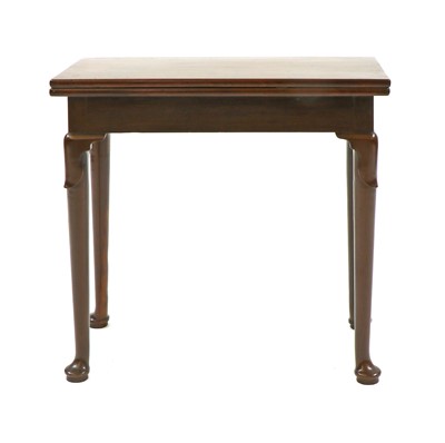 Lot 317 - A small George II mahogany card table