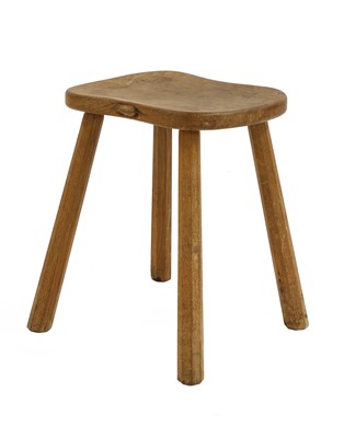 Lot 107 - A Robert 'Mouseman' Thompson stool