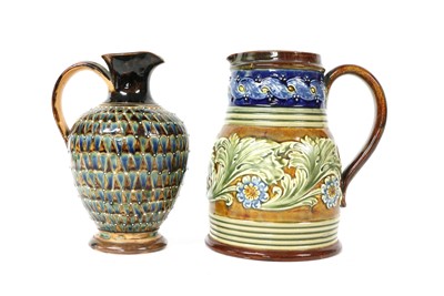 Lot 87 - Two Doulton Lambeth Stoneware jugs