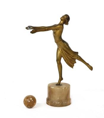 Lot 92 - An Art Deco spelter figure