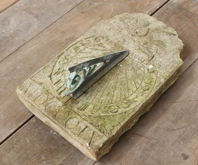 Lot 403 - A stone sundial