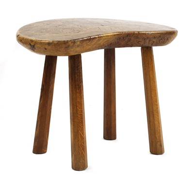 Lot 109 - A Robert 'Mouseman' Thompson burr oak table
