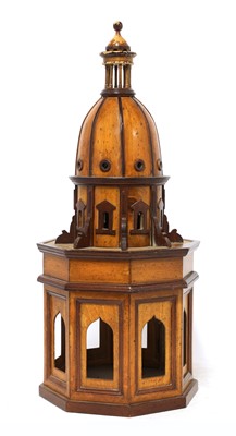 Lot 348 - An architectural model dome and cupola
