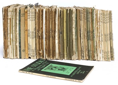 Lot 146 - A large collection of 'The Studio' magazines