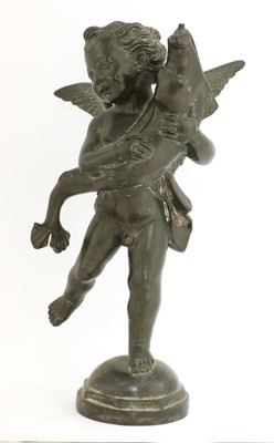 Lot 288 - A bronze fountain