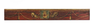 Lot 303 - A Masonic painted pine panel