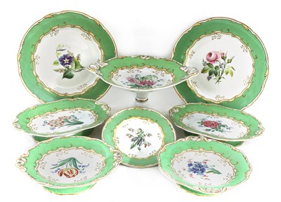 Lot 285 - An extensive Wedgwood pottery dessert service