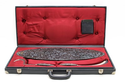 Lot 62 - A Balik 'King of Fish' marble fish service