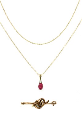 Lot 203 - A quantity of gold jewellery