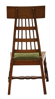 Lot 27 - A Liberty walnut side chair