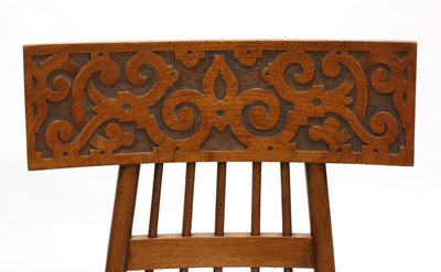 Lot 27 - A Liberty walnut side chair