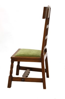 Lot 27 - A Liberty walnut side chair