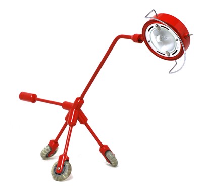 Lot 563 - A contemporary red desk lamp