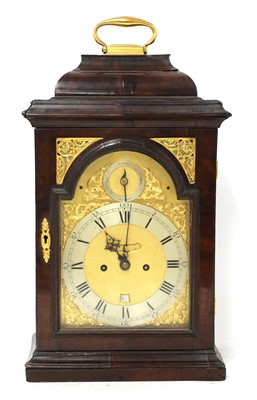 Lot 779 - A George III mahogany bracket clock