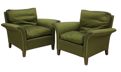 Lot 203 - A pair of Art Deco armchairs