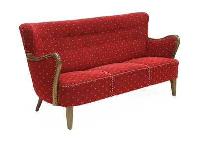 Lot 352 - A Danish three-seater sofa