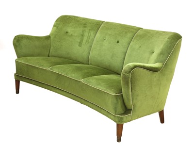 Lot 369 - A Danish three-seater settee
