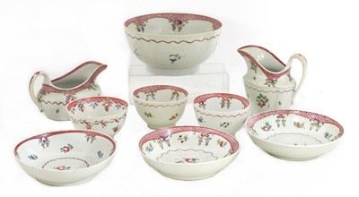 Lot 248 - New Hall porcelain