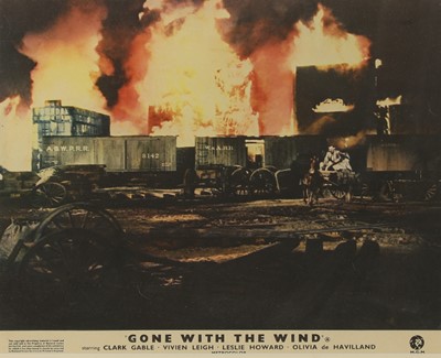 Lot 255 - Four studio cards from 'Gone With the Wind'