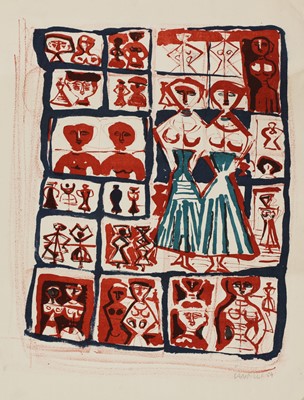 Lot 204 - Massimo Campigli (Italian, 1895-1971)