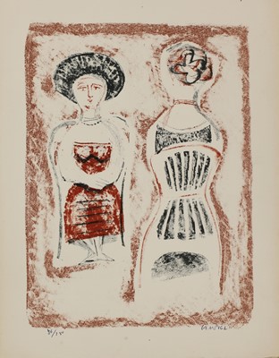 Lot 204 - Massimo Campigli (Italian, 1895-1971)
