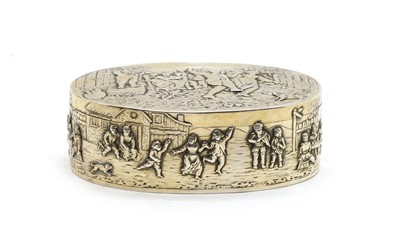 Lot 37 - An antique Dutch silver box c.1890
