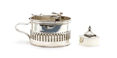 Lot 51A - An antique French silver chaffing dish