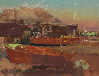 Lot 141 - Fred Cuming RA (b.1930)