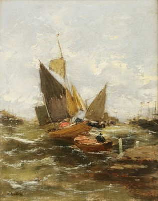 Lot 318 - Eugene Isabey (French, 1803-1886)