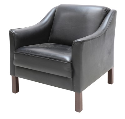 Lot 499 - A Danish leather armchair