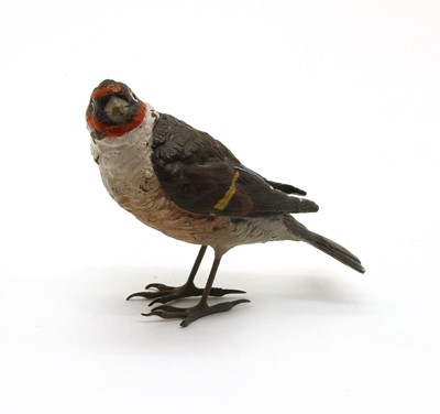 Lot 194 - An Austrian cold painted bronze chaffinch