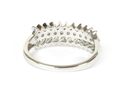 Lot 93 - A white gold diamond ring