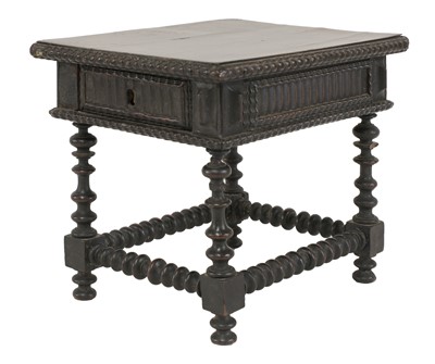 Lot 93 - A miniature rosewood centre table