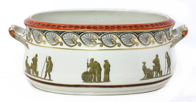 Lot 356 - A Victorian glazed stoneware footbath