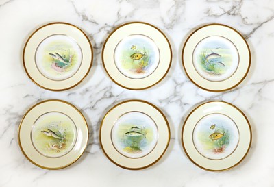 Lot 276 - A Minton porcelain fish service