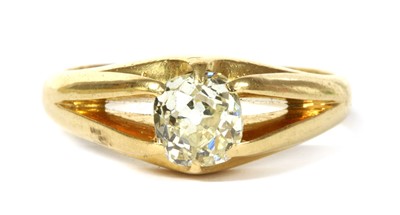 Lot 9 - An 18ct gold single stone diamond ring