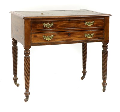 Lot 324 - A mahogany architect's writing table