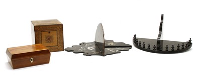 Lot 202 - Various 19th century items, comprising