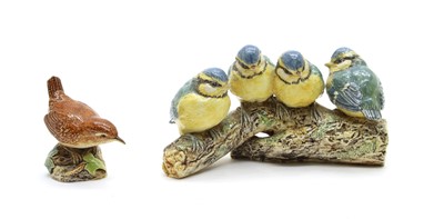 Lot 174 - Two pottery bird models by Eileen Soper