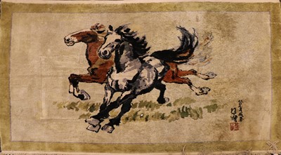 Lot 354 - Two modern Chinese carpets