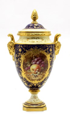 Lot 121 - A Coalport vase