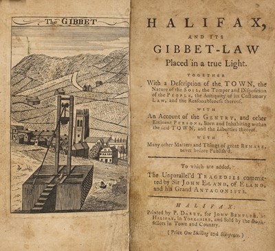 Lot 29 - THE HALIFAX GIBBET
