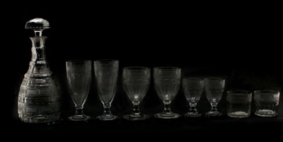 Lot 259 - A part suite of Swedish cut glassware