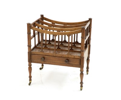 Lot 257 - A Regency mahogany canterbury